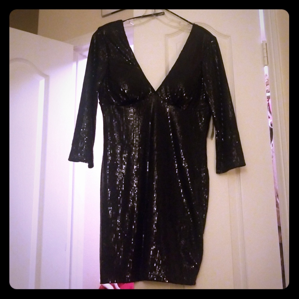 Black party dress